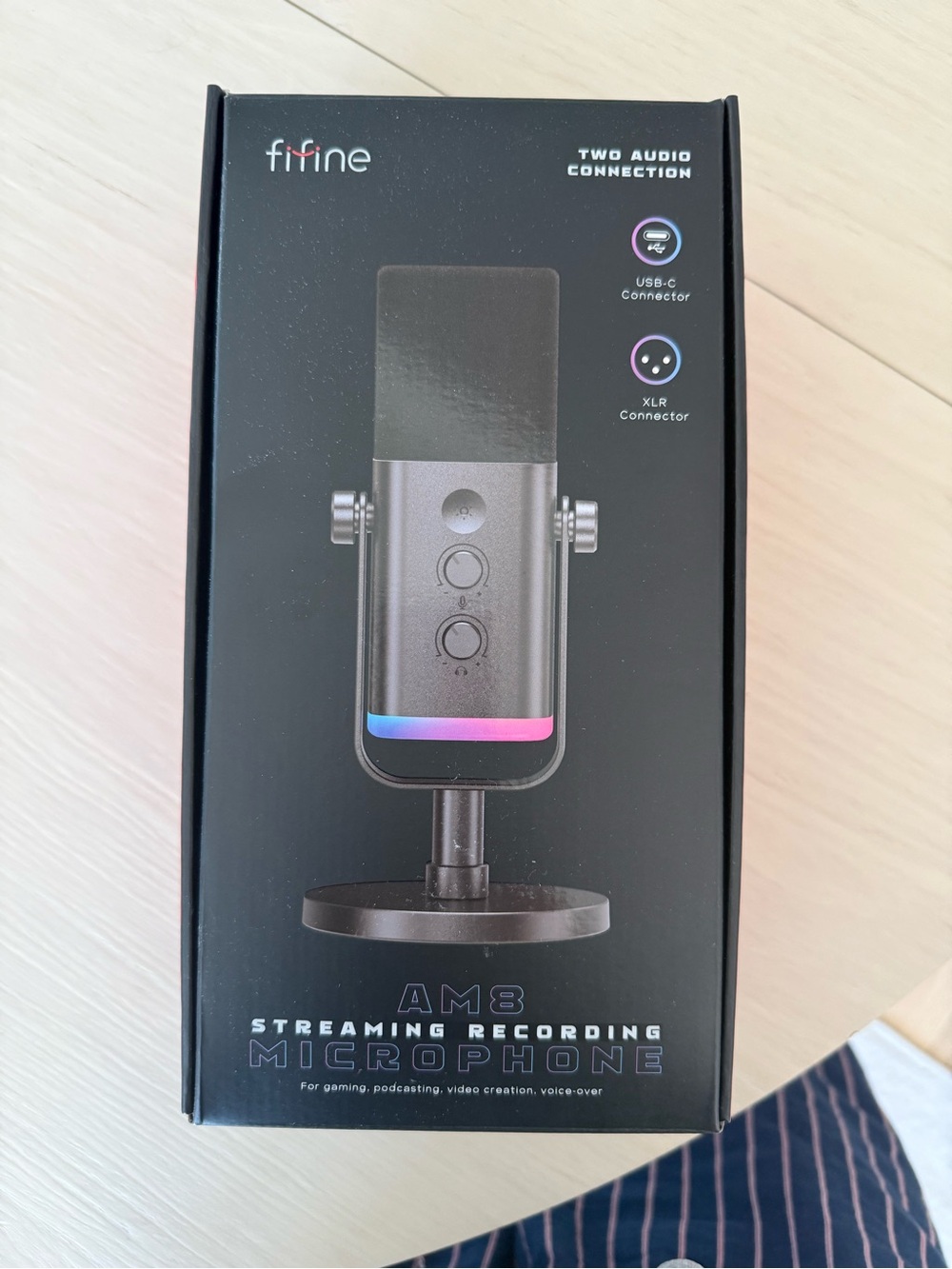 Fifine AM8 Streaming Microphone - Black